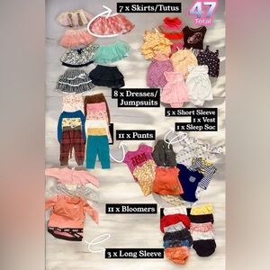 Baby Girl Clothing Bundle - 0-12 Months
